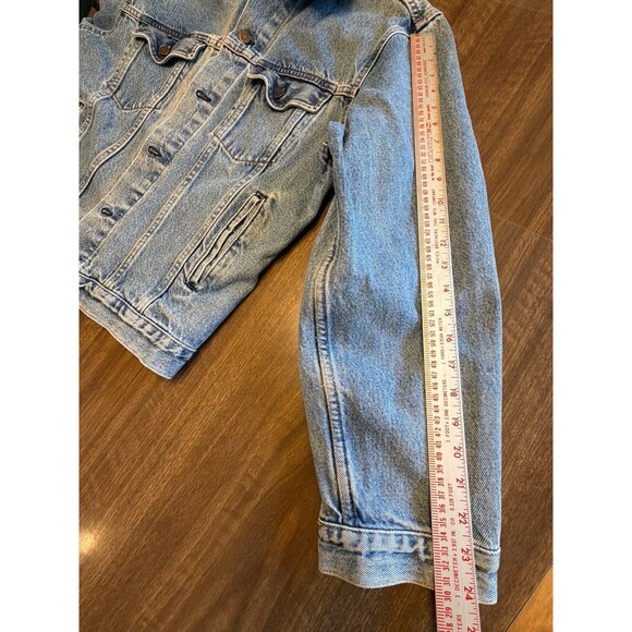 Vtg Bristol Blues Denim Jacket Mens Large 44/46 Trucker USA Workwear - Picture 11 of 14